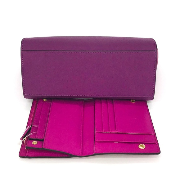 2PCS Michael Kors Selma Messenger Bag Wallet Set - Picture 5 of 8